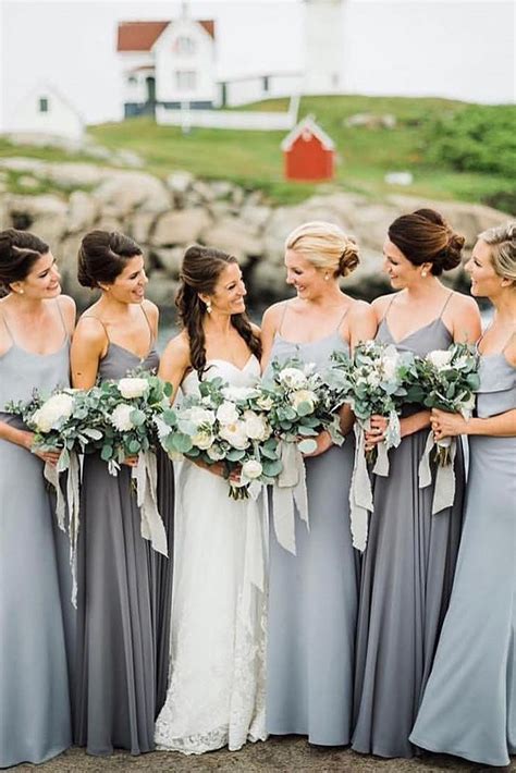 Grey Bridesmaid Dresses 12 Stylish Outfit For Girls Grey Bridesmaids