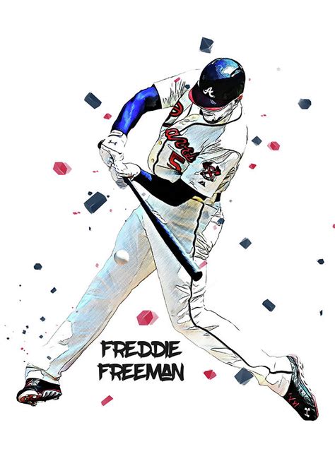 Freddie Freeman Digital Art By Smh Yrdbk