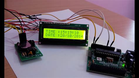 Clock Using Arduino I2c Bus For Both Rtc And 16x2 Lcd Display Youtube