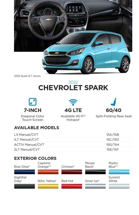 Chevrolet Spark Paint Codes Paint Codes And Color Charts