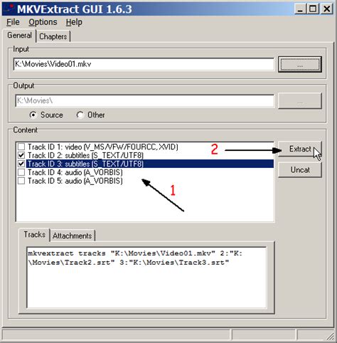 How To Extract Video Audio Or Subtitles From A Matroska Mkv File