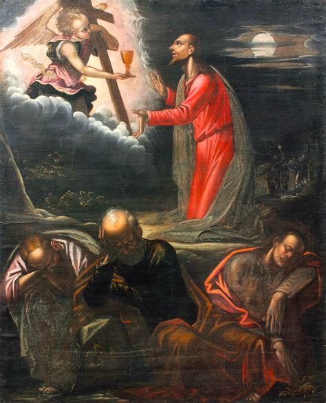 Simone Peterzano La Oración En El Huerto C 1580 Agony In The