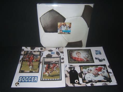 Soccer Scrapbook Album Soccer Photo Album 12 By 12 Premade Soccer