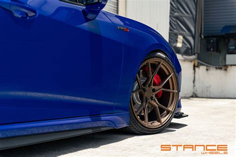 Acura Tlx Type S Stance Sf07 Satin Bronze Custom Stance Wheels