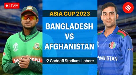 Bangladesh Vs Afghanistan Live Score Asia Cup 2023 Rashid Khan