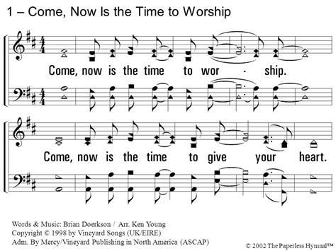Come Now Is The Time To Worship Telegraph