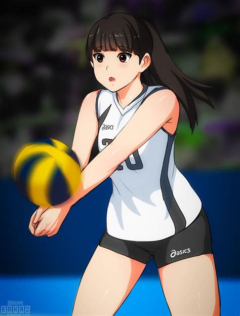 Image 802083 Sabina Altynbekova Anime Volleyball Girl Anime Sport Anime Volleyball
