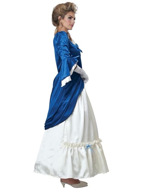 Martha Washington Colonial Era Dress Victorian Olden Day Adult Womens