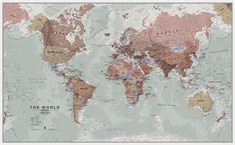 Wall Map X Laminated World Political Map Maps C SexiezPix Web Porn