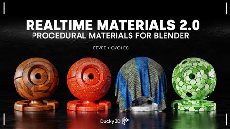 Realtime Materials For Blender V214 2024 Free Daz 3d Models