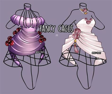 Fancy Cages 2 Outfit Adopt Close By Miss Trinity On Deviantart Fashion Design Clothes Art