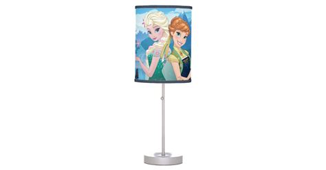 Anna And Elsa My Sister Loves Me Table Lamp