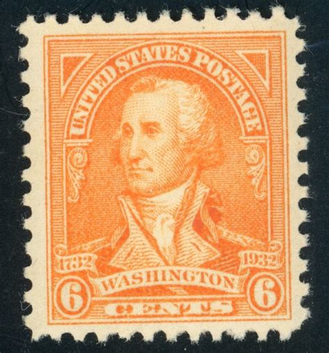 George Washington Bicentennial 6 Cent United States Stamp Issued 1932