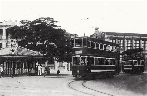 Causeway Bay Tram Terminus In Hong Kong In 1926 🌏 Causeway Bay Hong