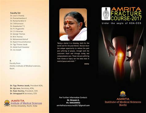 Recommended Pg Course Amirtha Fracture Course Dnb Orthopaedics Ms