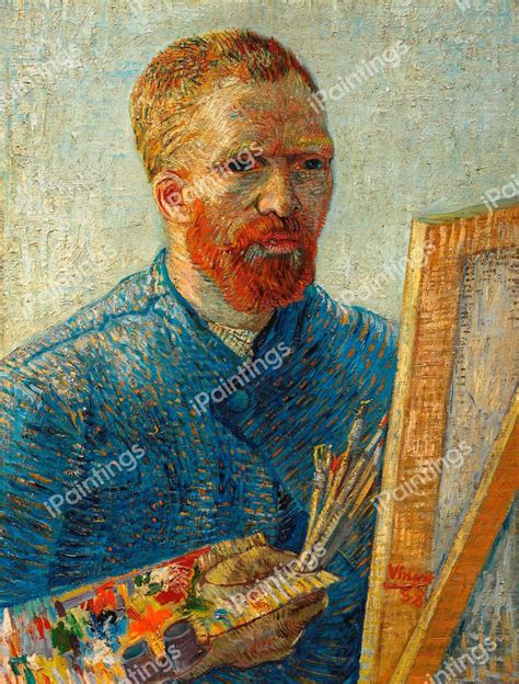 The Self Portrait As An Artist Painting By Vincent Van Gogh Reproduction Ipaintings Com