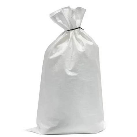 25kg Polypropylene White Woven Sacks Bag For Packaging Storage