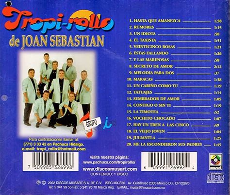 El Recuerdo De La Musica Grupera Tropi Rollo De Joan Sebastian