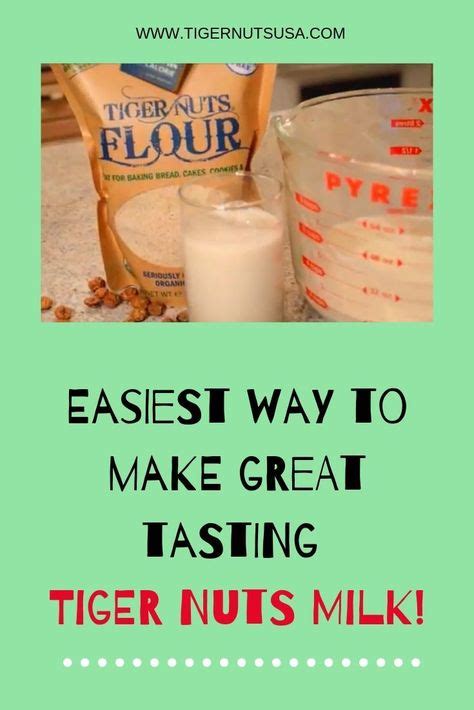 Easiest Way To Make Great Tasting Tiger Nuts Milk With Images