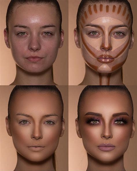How To Do Makeup Step By Step Tips For The Perfect Look Contour Makeup Pinterest Makeup