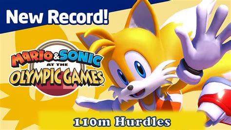 Mario And Sonic At Olympic Games Tokyo 2020 110m Hurdles New Record