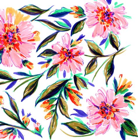 Floral Pattern Graphic Design Seamless Floral Pattern Royalty Free