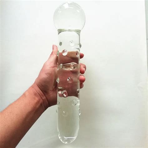 Mm Super Big Glass Dildo With Anal Beads Butt Plug Men And Women Gay Sex Toys Prostata Massage
