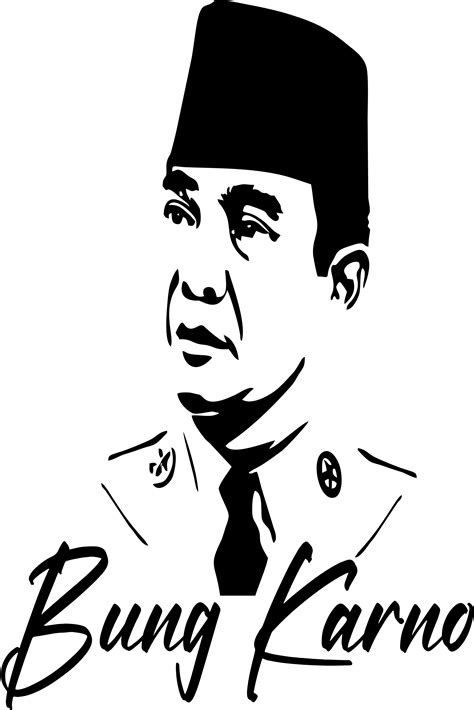 Gambar Sukarno Hitam Putih