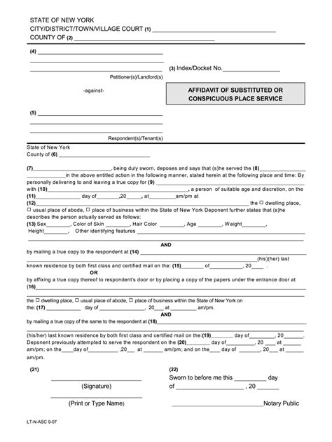 Affidavit Of Substituted Service 2020 2022 Fill And Sign Printable