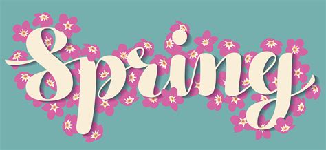 Spring Letters Printable