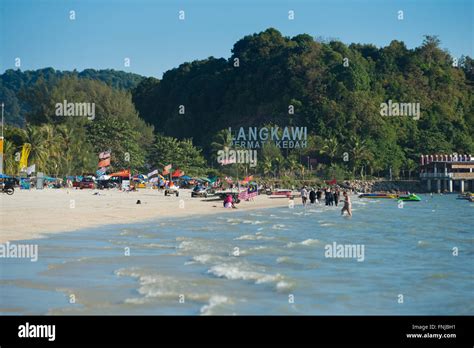 Pantai Cenang Beach Langkawi Malaysia Stock Photo Alamy
