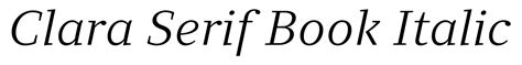 Clara Serif Font Webfont And Desktop Myfonts
