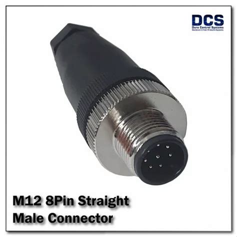 M12 8 Pin Straight Male Connector At Rs 1389piece Pin Connector