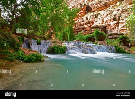Havasu Creeks Rapids And Waterfalls Stock Photo Alamy