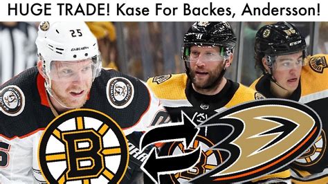 Huge Trade Ondrej Kase For Backes Andersson Nhl Trades News