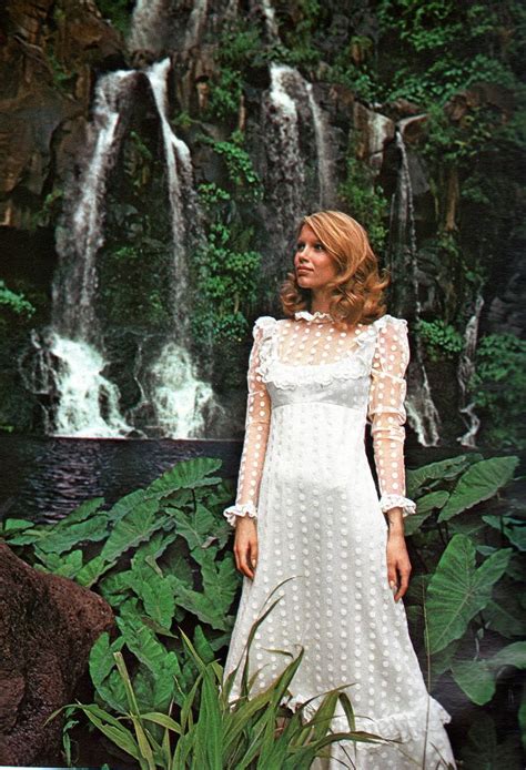 Among Nature 1970s 1974 Jours De France Fashion Bridal Wear Bridal