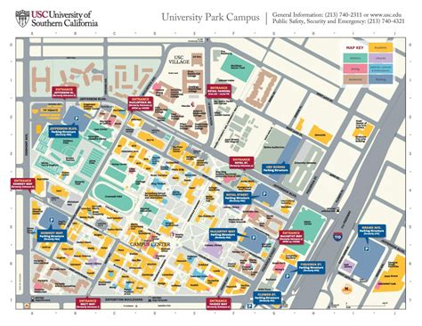 Usc Campus Map Printable