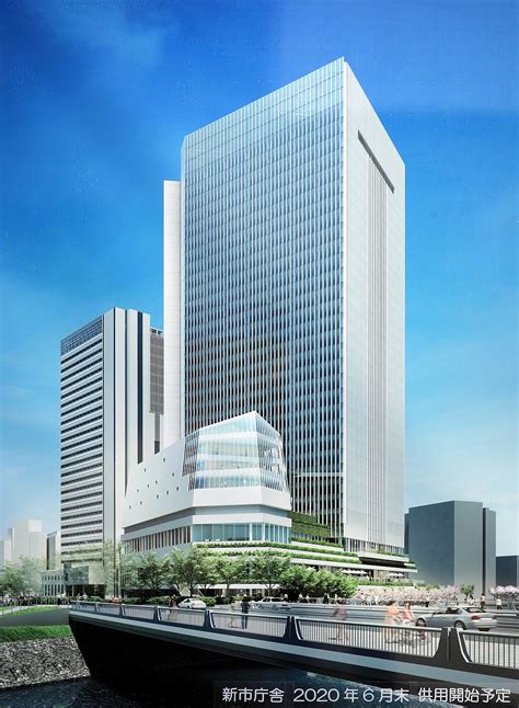 高さ155 4m「横浜市庁舎」の建設地の様子（2017 5 30） 超高層マンション・超高層ビル