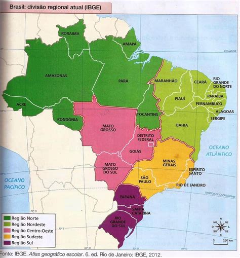 Sintético 105 Foto Mapa De Brasil Con Division Politica Y Nombres