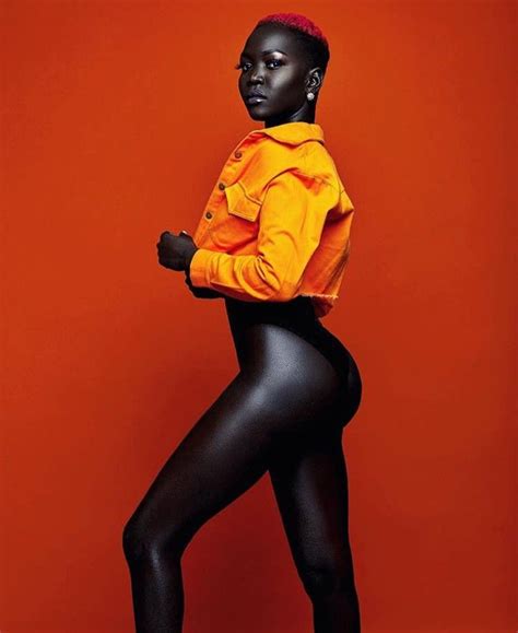 media news mediaflickers nyakim gatwech south sudanese model with the darkest skin in the