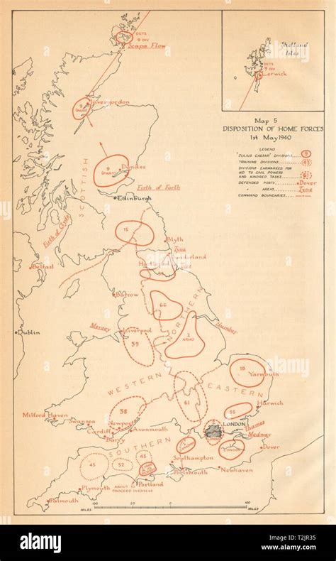 Uk Home Forces Disposition 1st May 1940 World War 2 Operation Sealion