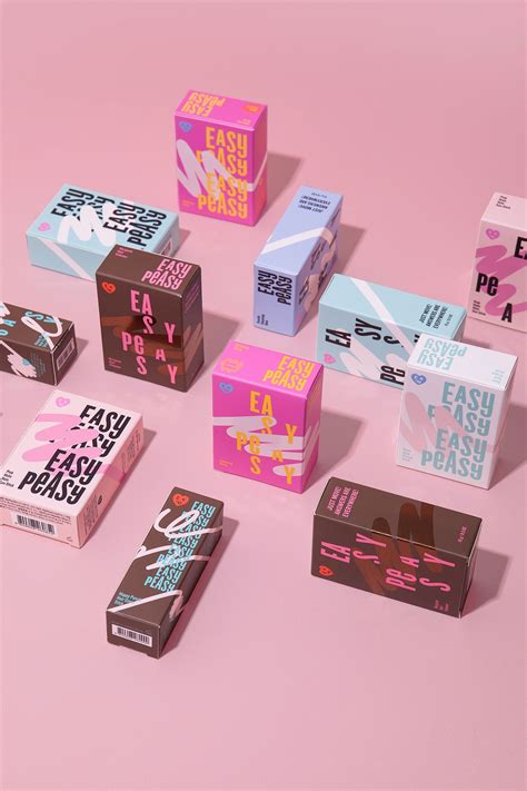 Easy Peasy On Behance Graphic Design Packaging Cosmetic Packaging