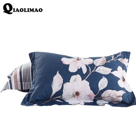 100 cotton pillow case flowers reactive style printing pillowcase home t 1pcs one pair