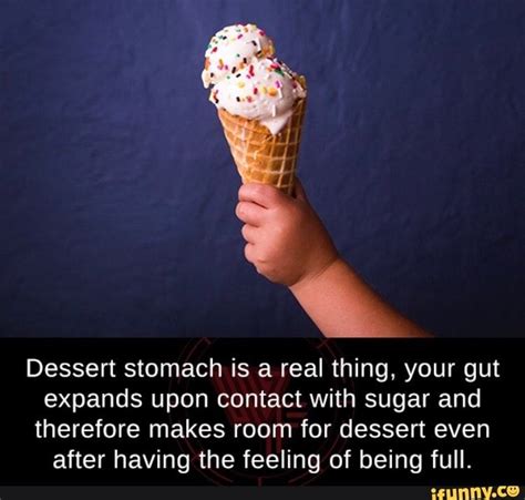 Dessert Stomach Is A Real Thing Your Gut Expands Upon Contact With