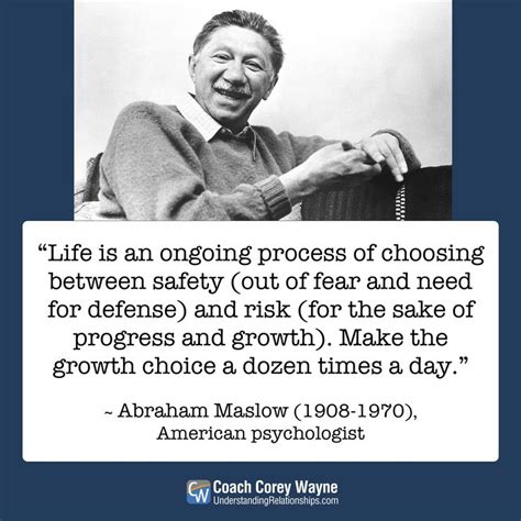 Life Is An Ongoing Process Of Choosing Between Safety Out Of Fear And