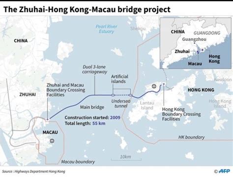 The Hong Kong Zhuhai Macau Bridge The Longest Cross Sea Bridge In The