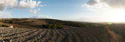 Panoramic View The Crete Senesi Tuscany Toscana Flickr