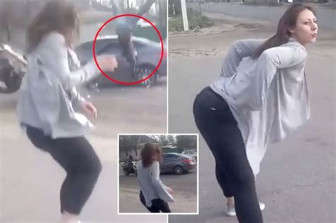 Twerking Girl Causes Head On Crash Between Car And Motorbike As Her