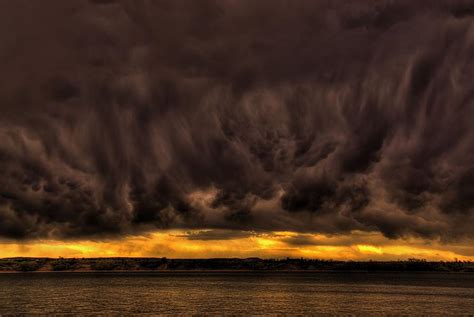 Storm Clouds At Sunset Photograph By Thad Roan Fine Art America