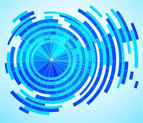 Abstract Tech Blue Background Vector Graphic Free Vector Graphics